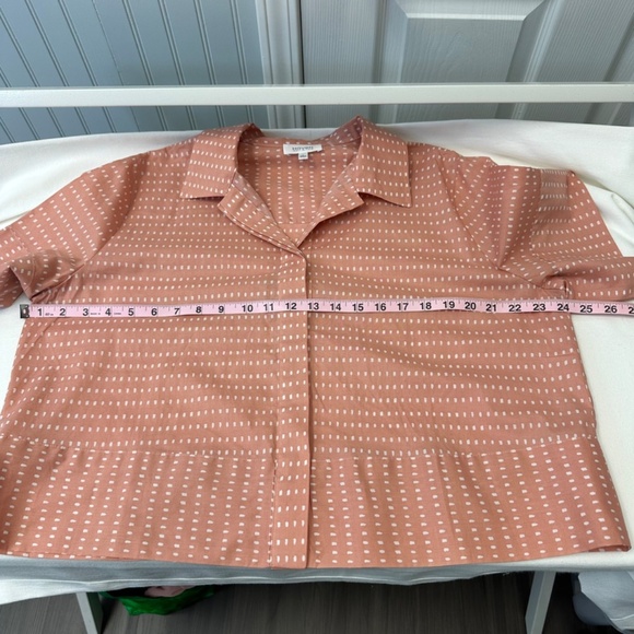 Heaven Well Within Organic Cotton Poplin Dot Short Sleep Pajama Set size Large - Picture 8 of 13